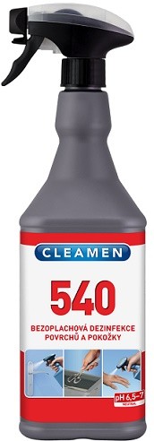 Cleamen 540 alkoholová dezinfekce povrch